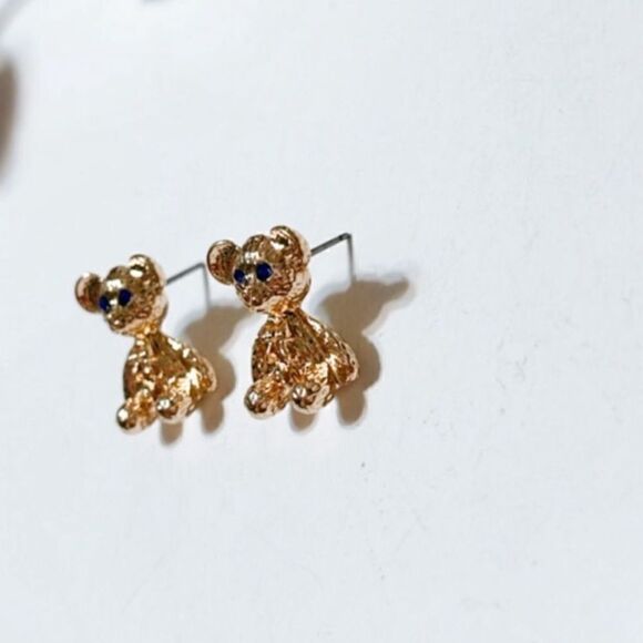 Teddy bear earrings #1443 - Picture 2 of 3